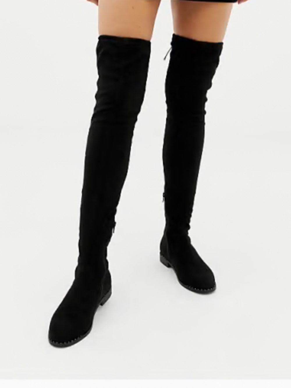 ASOS Design studded thigh high boots BNIB UK 7.5 / US 9.5